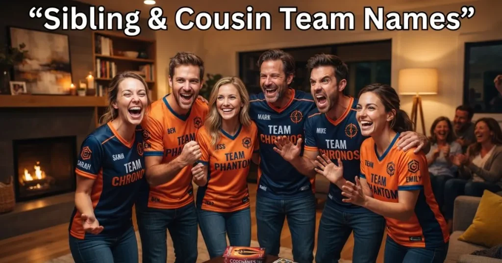 Sibling & Cousin Team Names