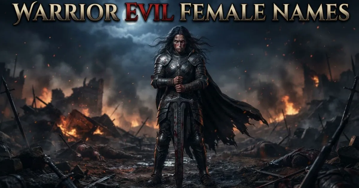  Warrior Evil Female Names