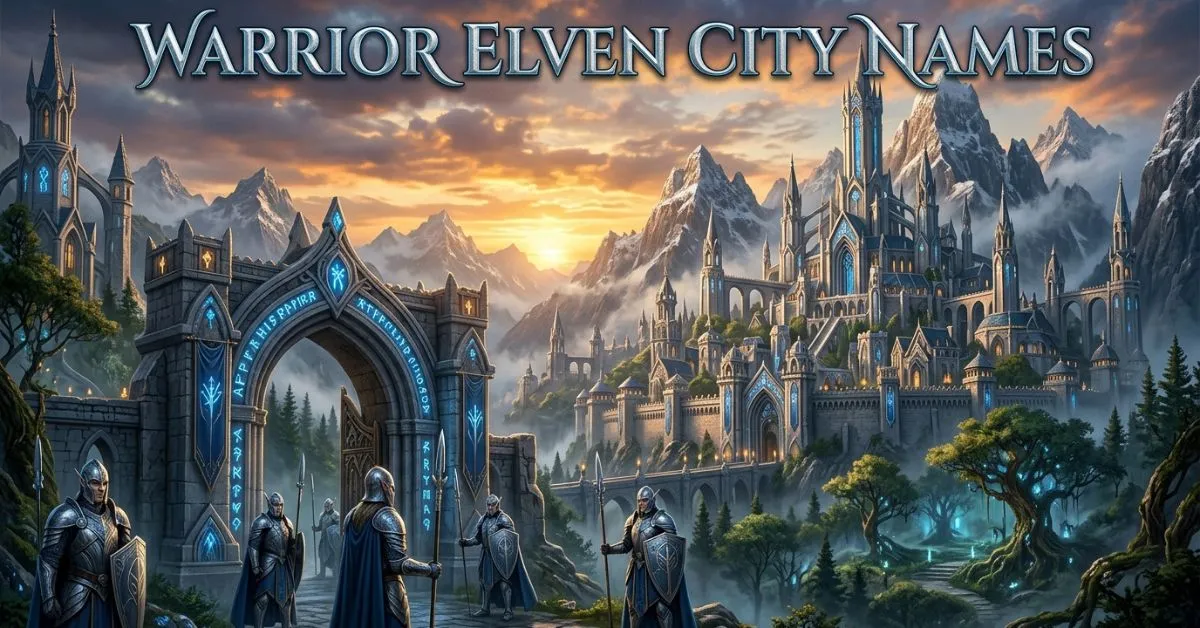 Warrior Elven City Names