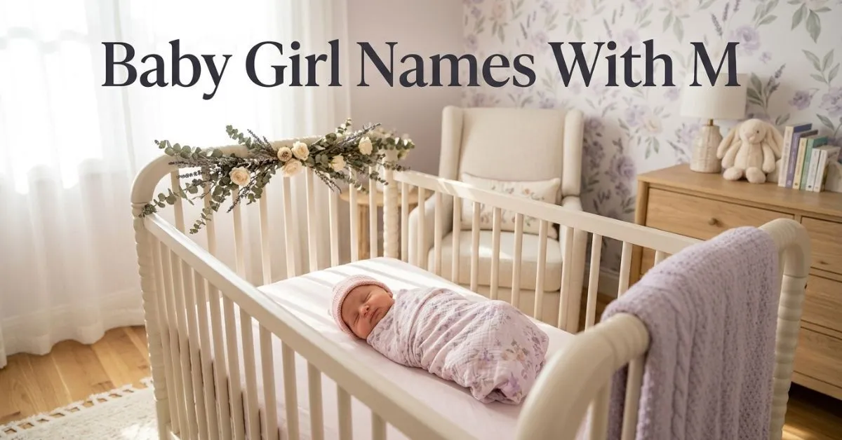 Baby Girl Names With M