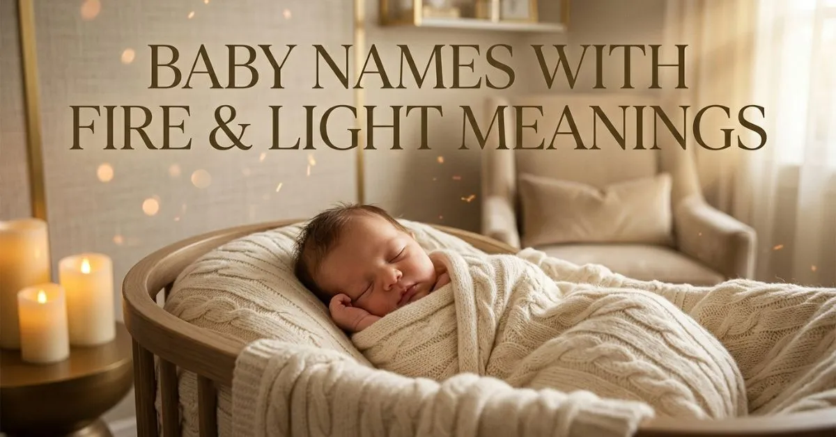 Baby Names With Fire & Light Meanings