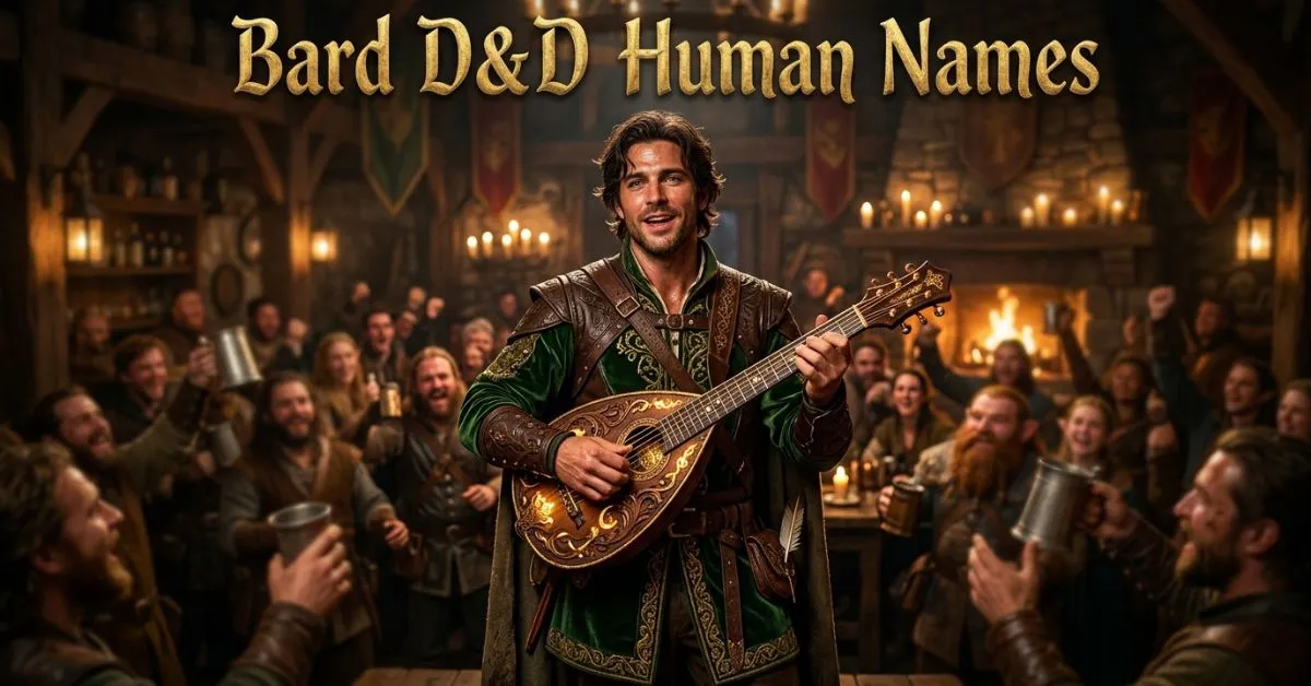 Bard D&D Human Names