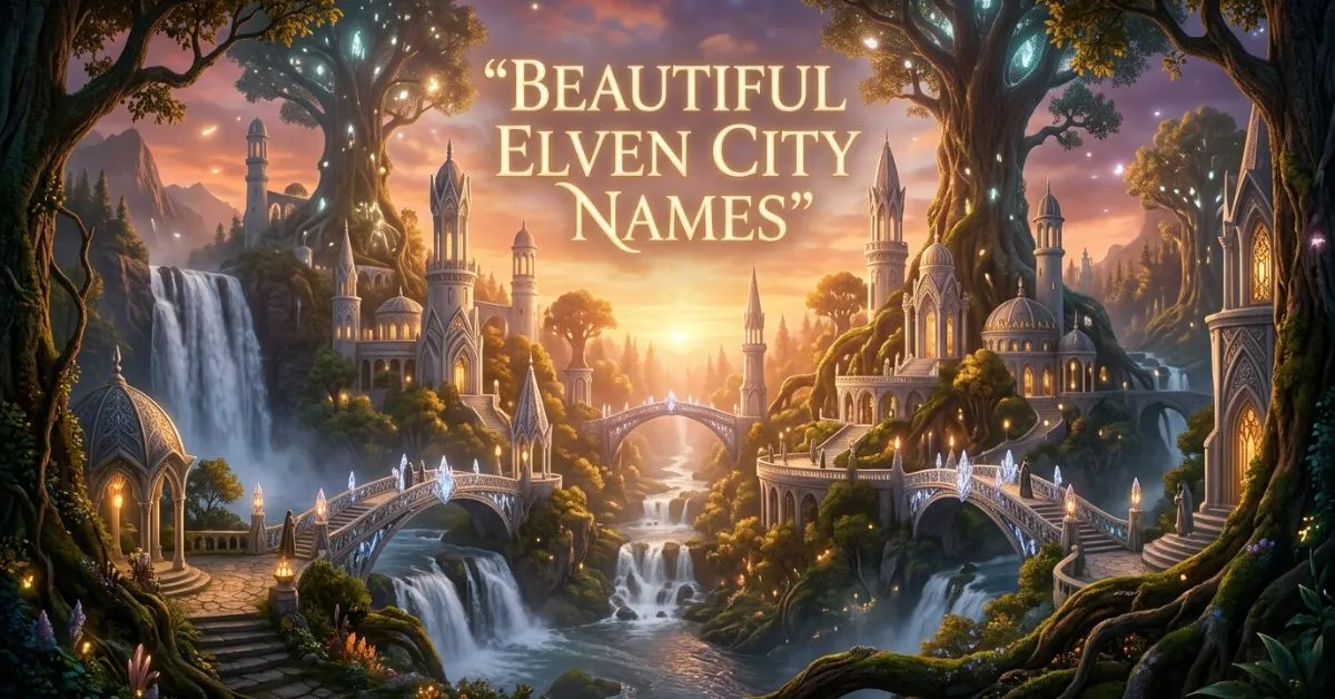 Beautiful Elven City Names