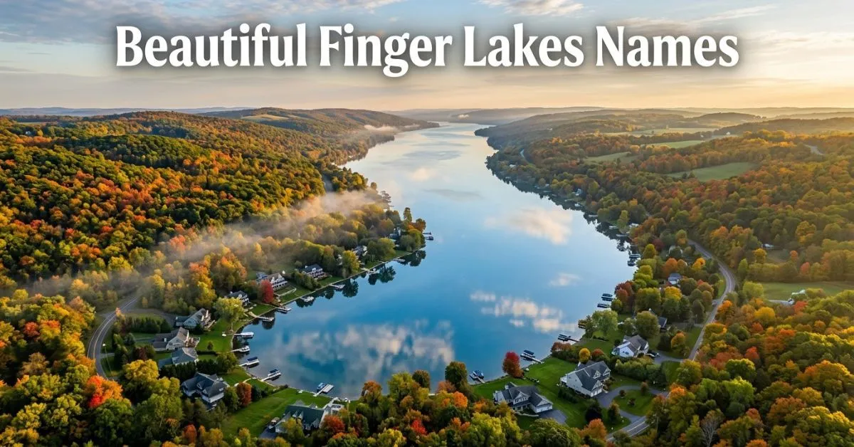 Beautiful Finger Lakes Names
