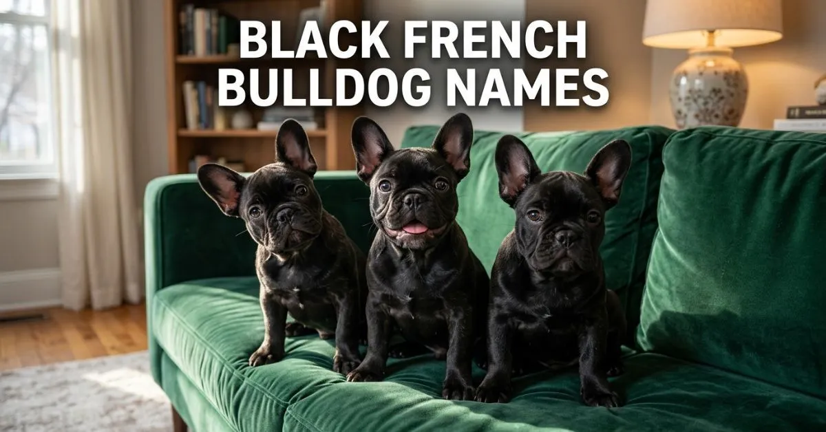 Black French Bulldog Names