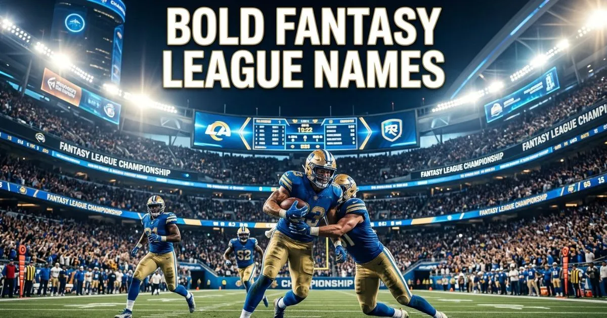 Bold Fantasy League Names
