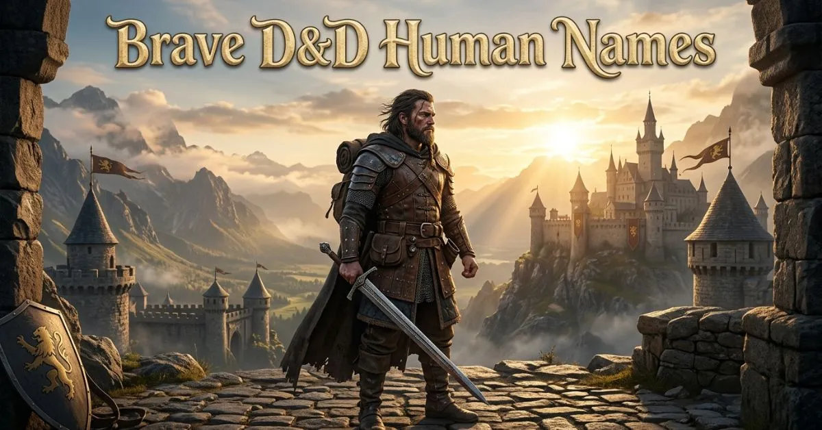 Brave D&D Human Names