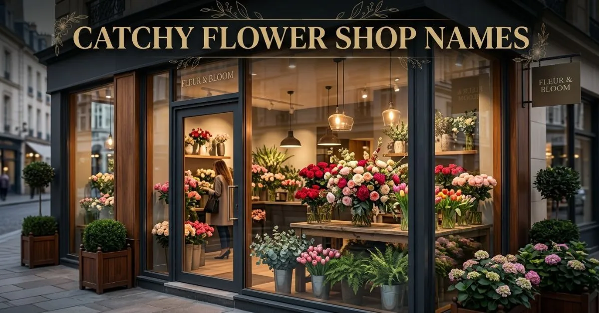 Catchy Flower Shop Names