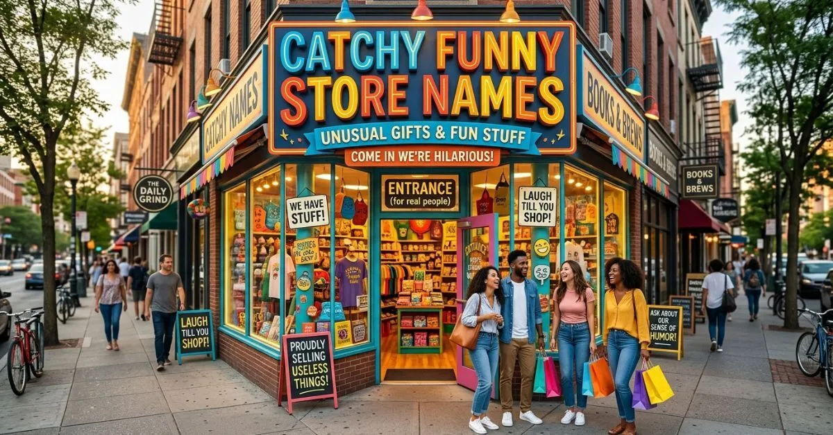 Catchy Funny Store Names