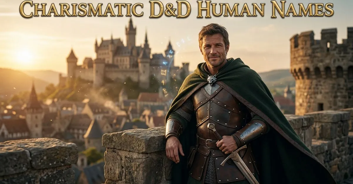 Charismatic D&D Human Names