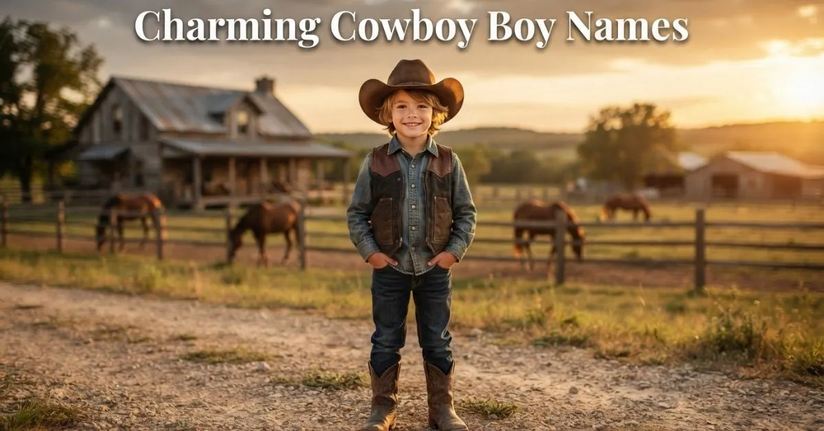 Charming Cowboy Boy Names