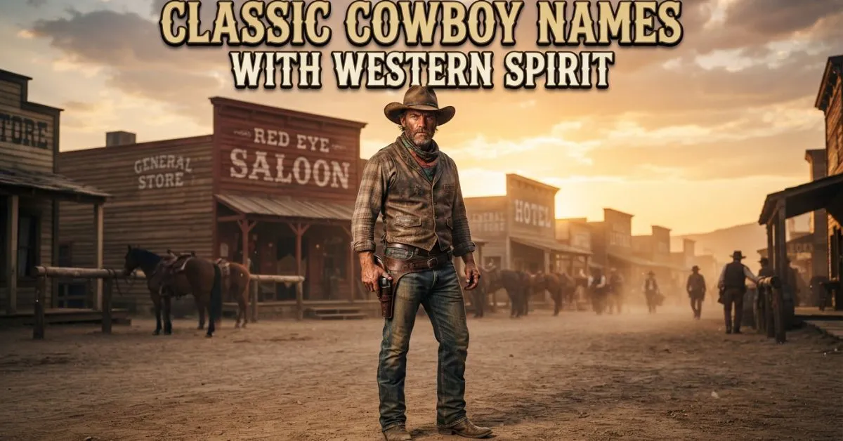Classic Cowboy Names With Western Spirit