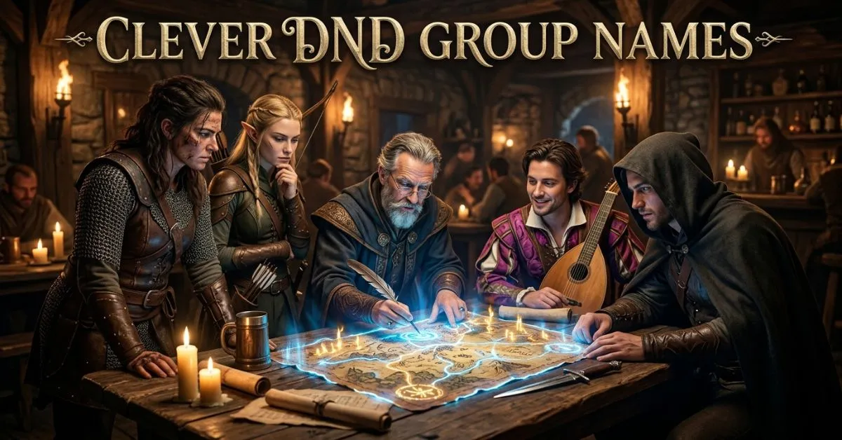 Clever DND Group Names