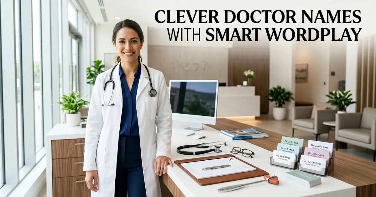 Clever Doctor Names With Smart Wordplay