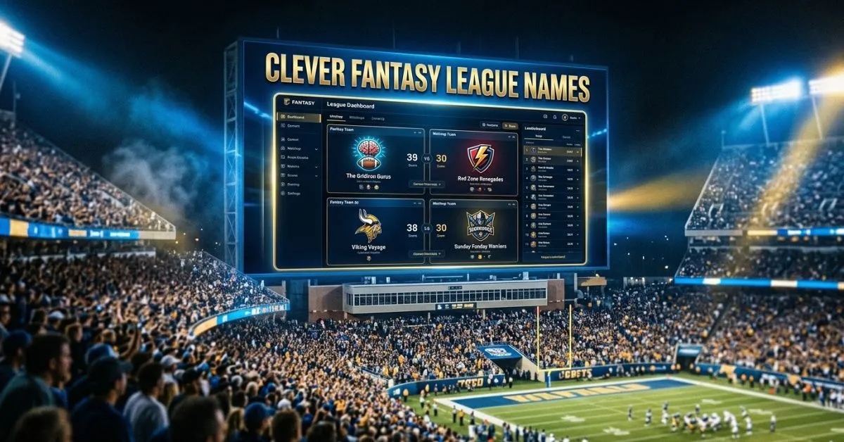  Clever Fantasy League Names