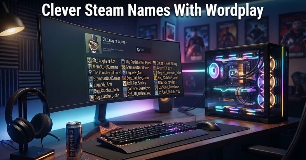 Clever Steam Names With Wordplay