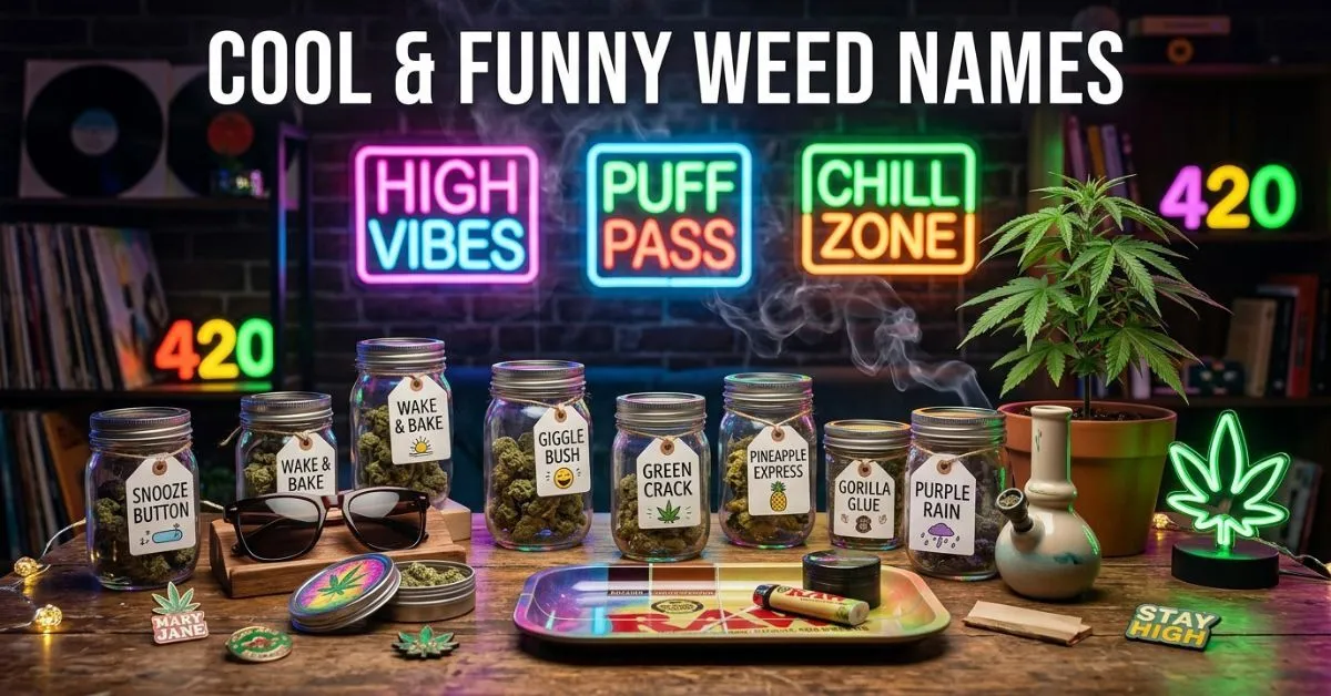 Cool & Funny Weed Names