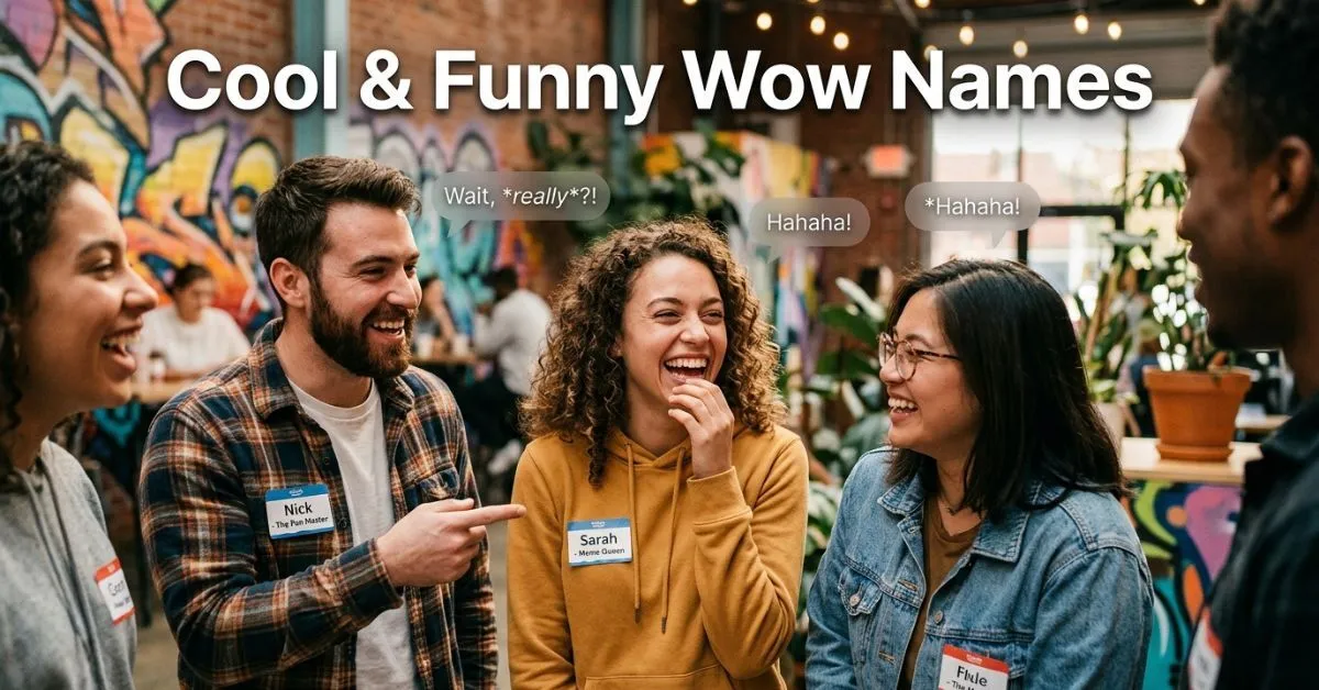 Cool & Funny Wow Names