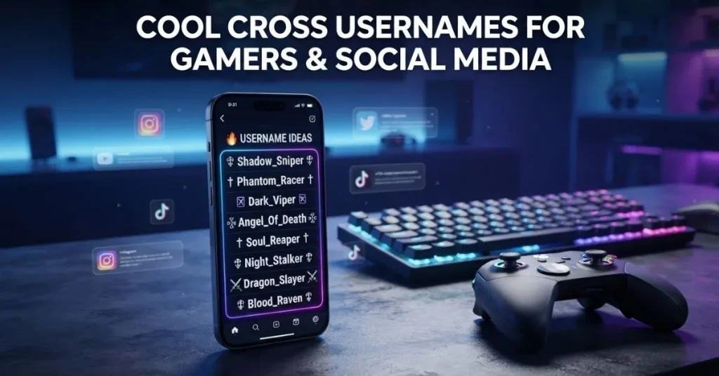  Cool Cross Usernames For Gamers & Social Media 