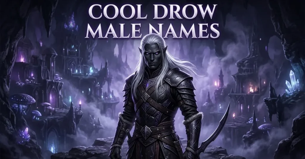 Cool Drow Male Names