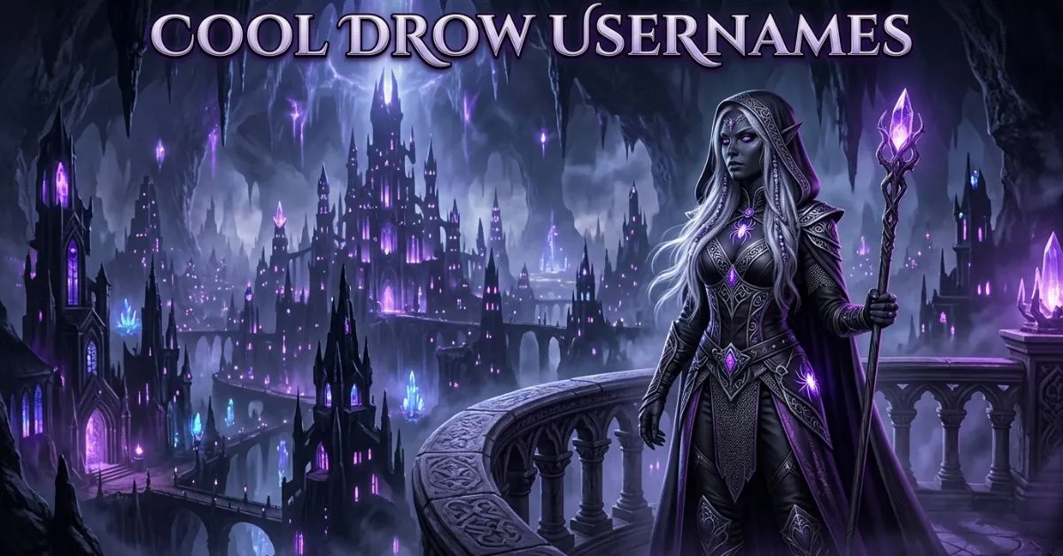 Cool Drow Usernames
