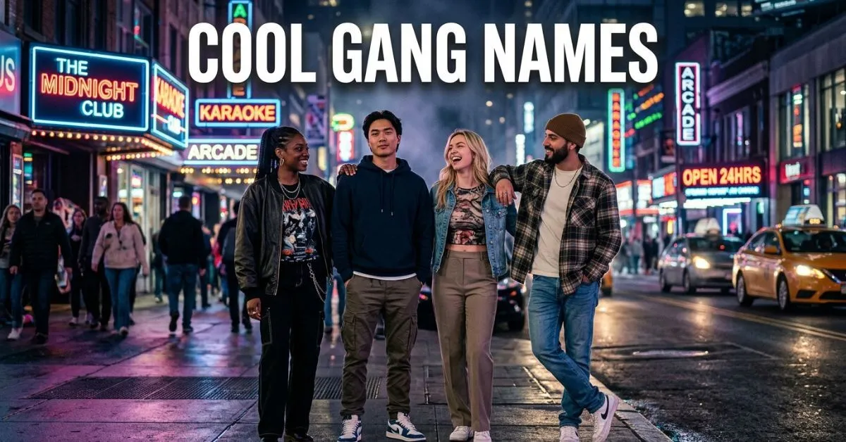Cool Gang Names