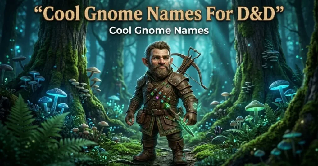 Cool Gnome Names For D&D
