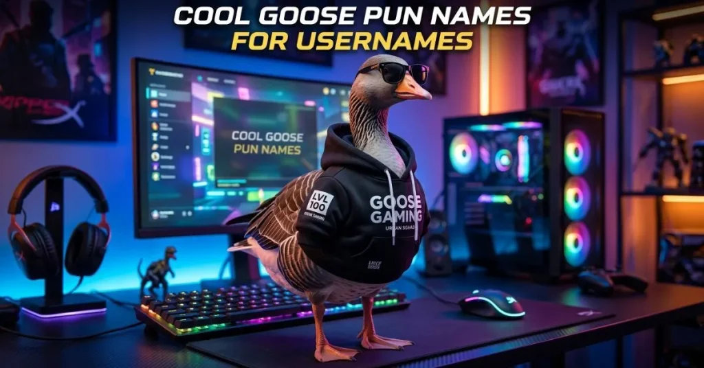 Cool Goose Pun Names For Usernames