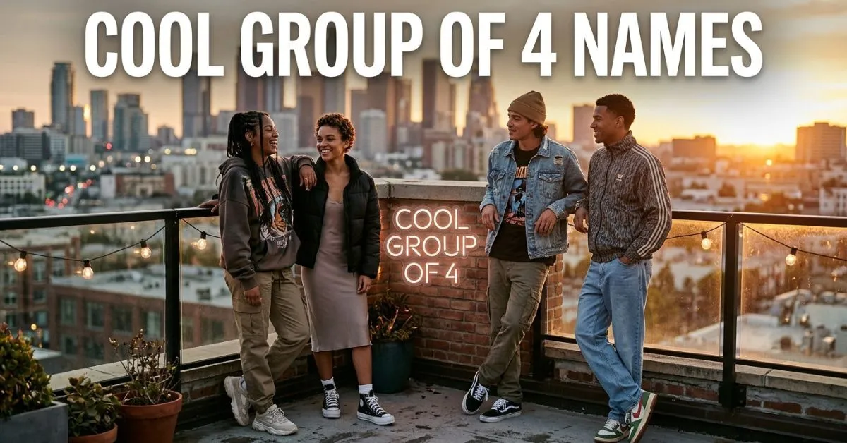 Cool Group OF 4 Names