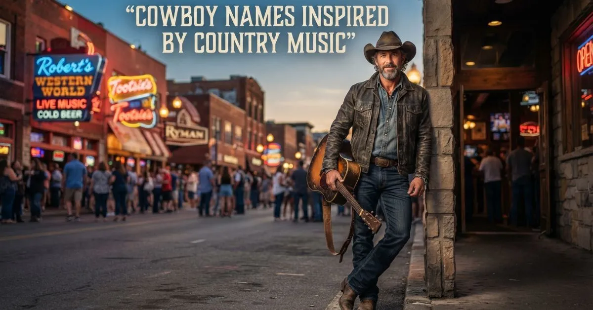 Cowboy Names Inspired By Country Music