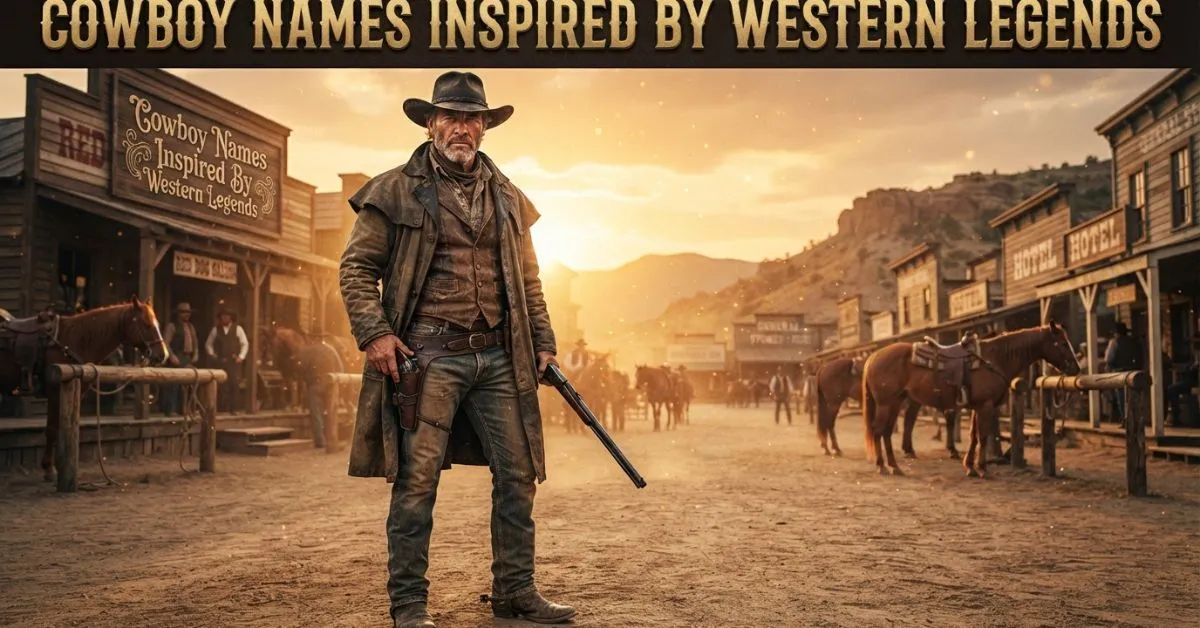 Cowboy Names Inspired By Western Legends