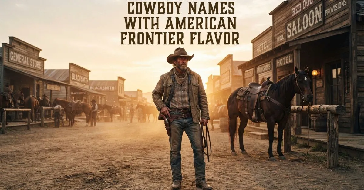  Cowboy Names With American Frontier Flavor