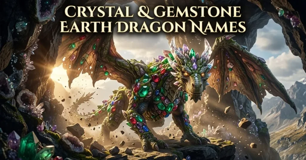 Crystal & Gemstone Earth Dragon Names