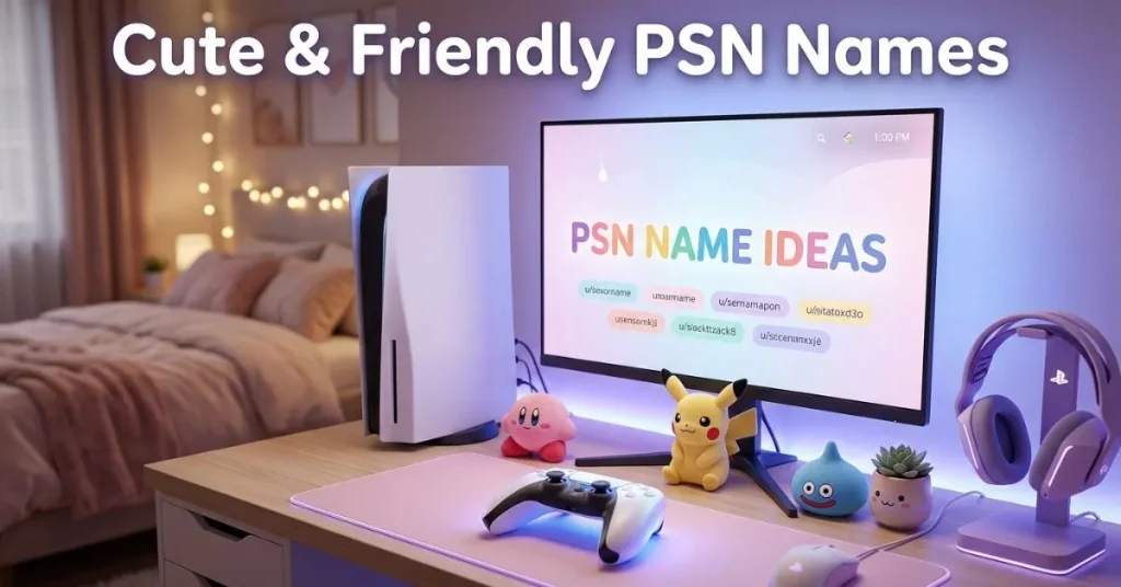 Cute & Friendly PSN Names