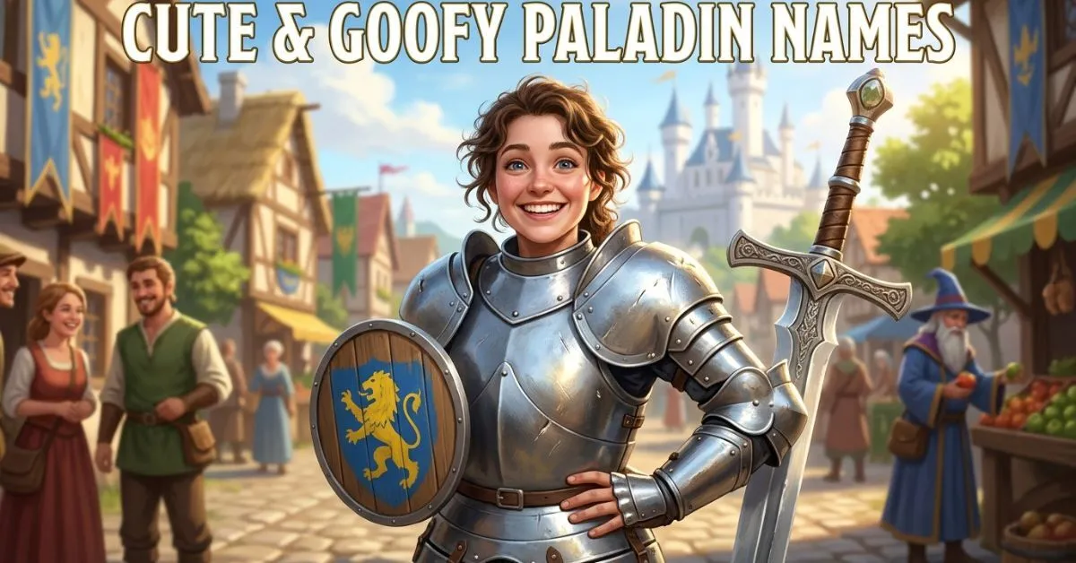 Cute & Goofy Paladin Names