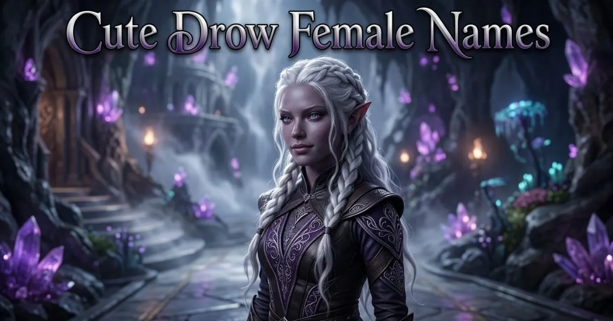  Cute Drow Female Names