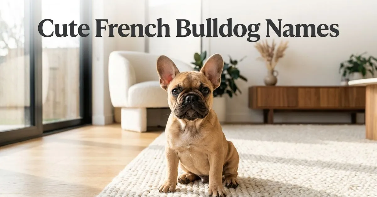 Cute French Bulldog Names