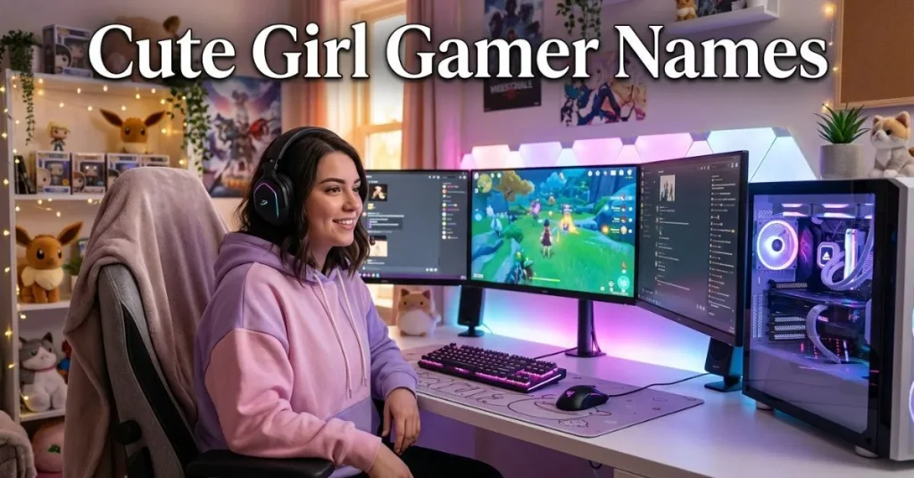 Cute Girl Gamer Names