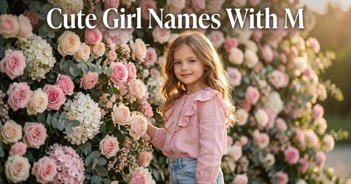 Cute Girl Names With M