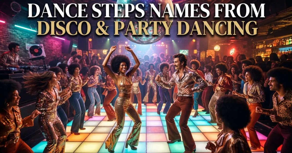 Dance Steps Names From Disco & Party Dancing