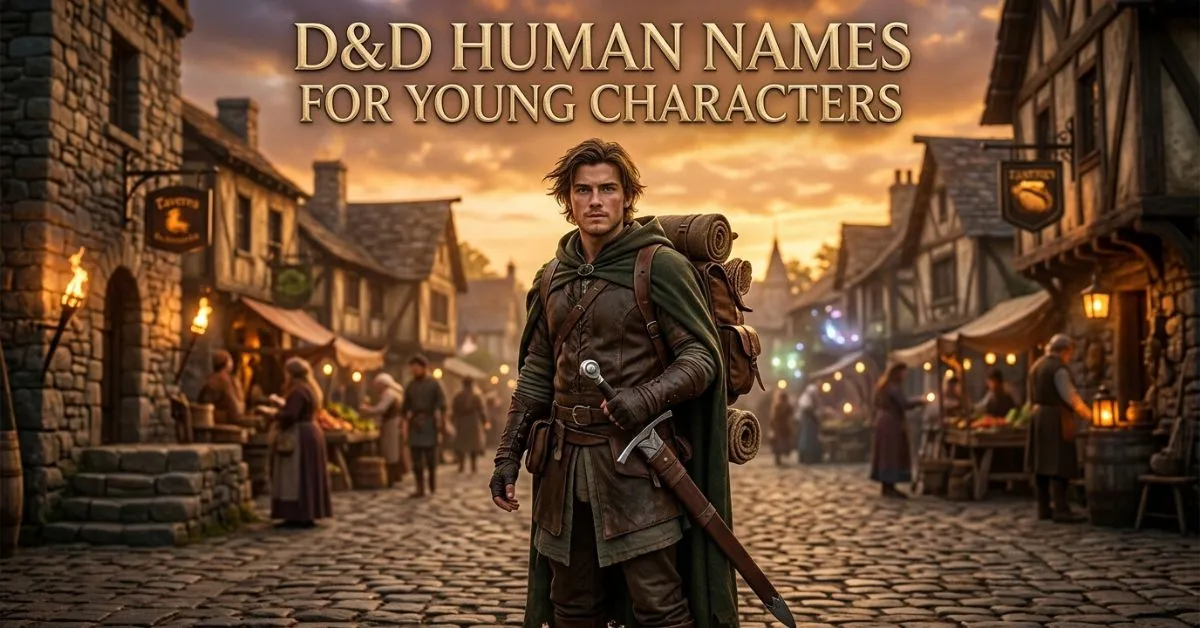 D&D Human Names For Young Characters