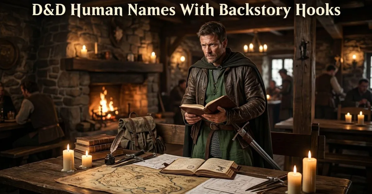 D&D Human Names With Backstory Hooks