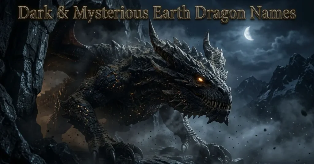 Dark & Mysterious Earth Dragon Names