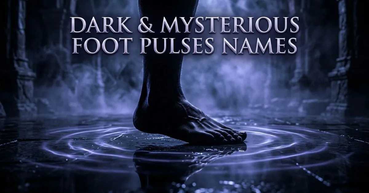 Dark & Mysterious Foot Pulses Names