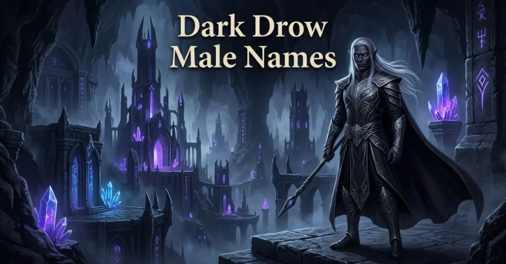 Dark Drow Male Names