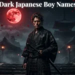 dark Japanese boy names