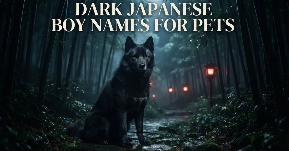 Dark Japanese Boy Names For Pets