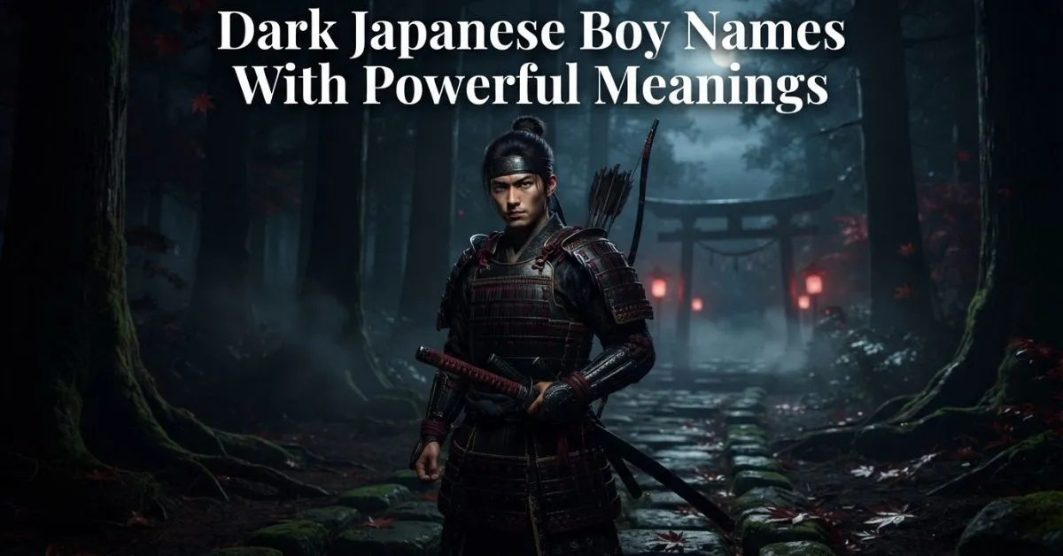 Dark Japanese Boy Names With Powerful Meanings