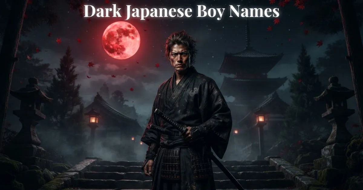 dark Japanese boy names