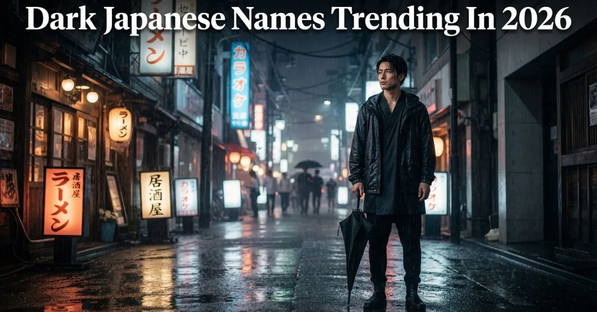 Dark Japanese Names Trending In 2026